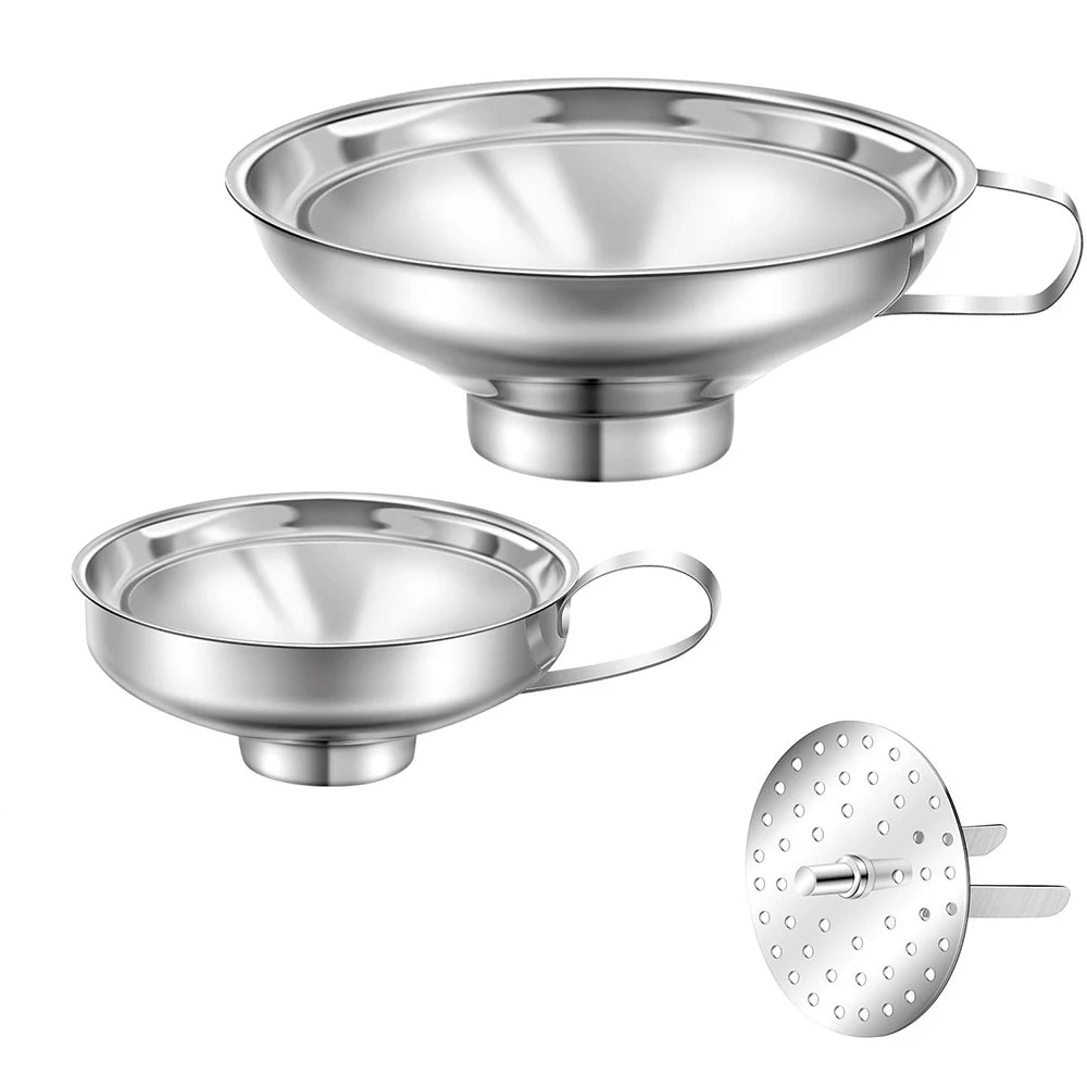Stainless Steel Wide Mouth Canning Funnel for Mason Jars