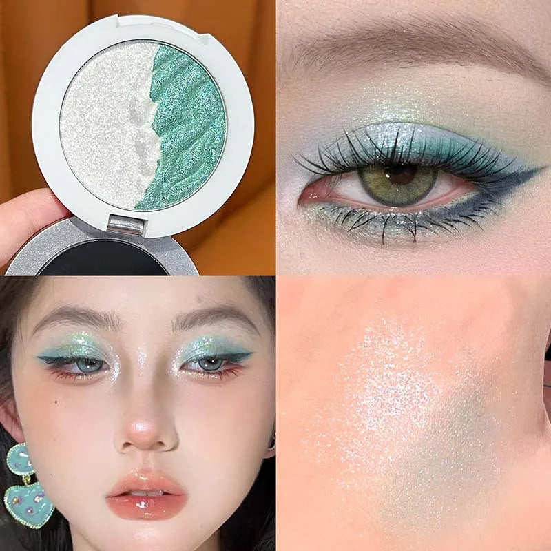 Shimmer Glitter Highlighter Palette – Face & Body Bronzer