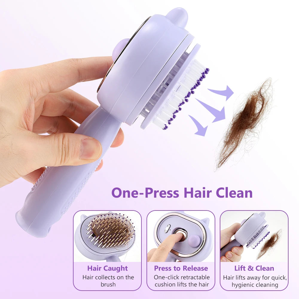 Hailicare 3-in-1 Mist Spray Scalp Massage Comb | Rechargeable Electric Hair Brush PRIMED