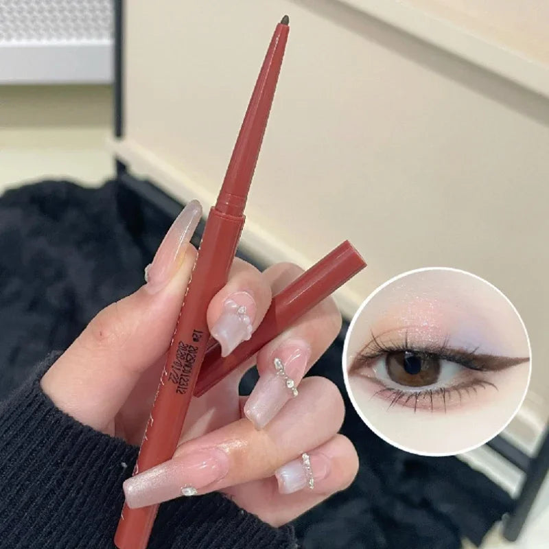 10-Color Waterproof Eyeliner Pencil – High Pigment Matte Gel