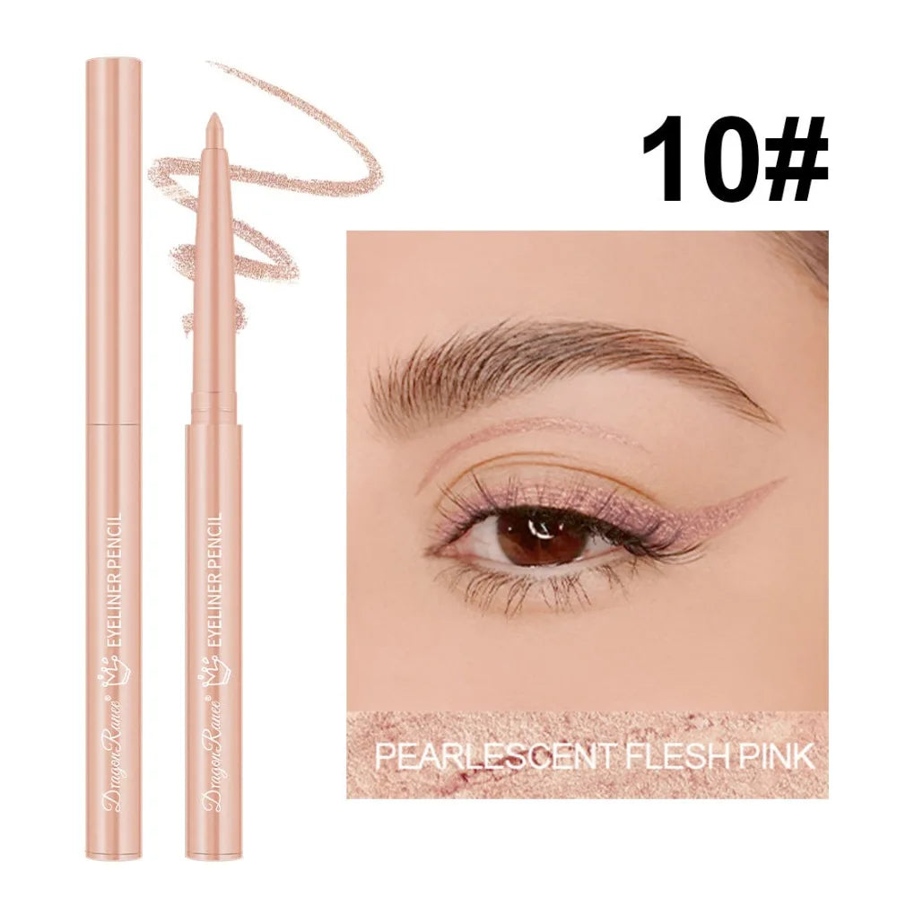 Waterproof Gel Eyeliner Pencil | Matte & Shimmer, 10 Colors