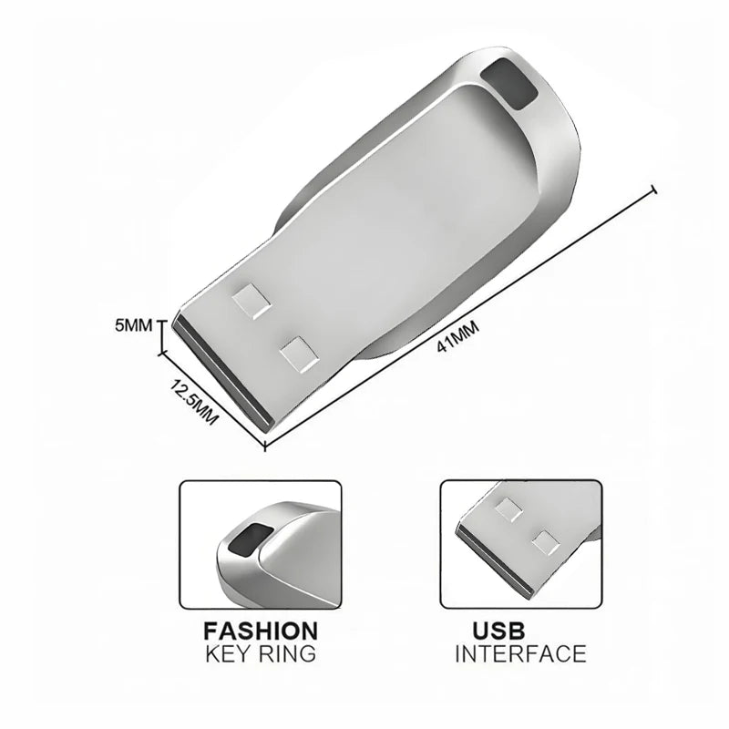 Bulk Metal USB Flash Drives 512MB–64GB | Free Custom Logo USB Flash Drive PRIMED