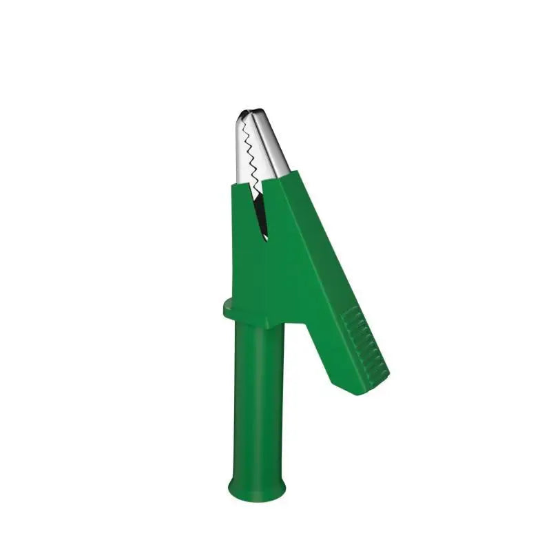 Nickel-Plated Copper Alligator Clip – Insulated Color-Coded Electrical Test Clip PRIMED one size Green