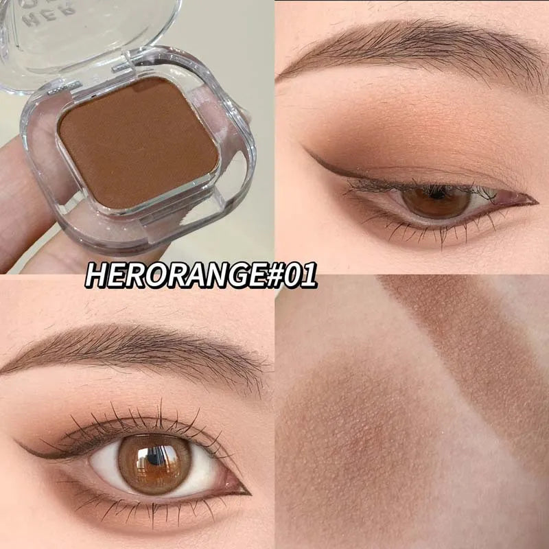 Red Brown Matte Eyeshadow Palette – Waterproof Shimmer Contour