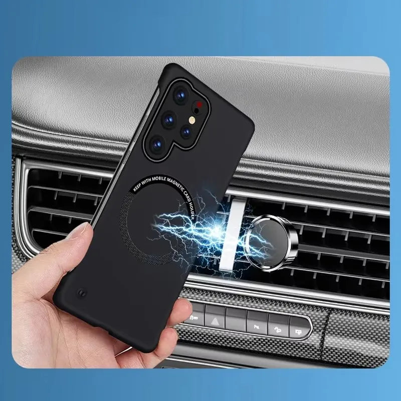 MagSafe Magnetic Case Samsung Galaxy S24/S23/S22 – Matte PC Magnetic Phone Case PRIMED