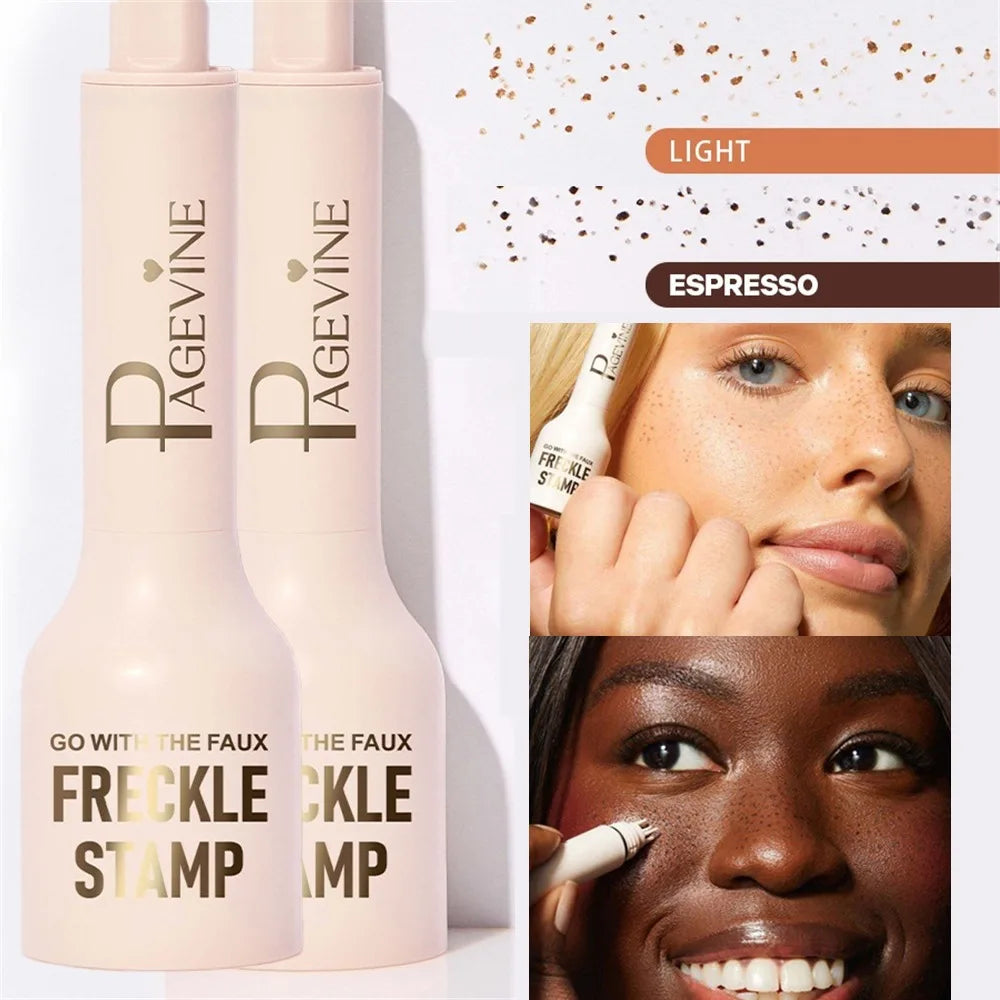 Dual-Head Freckle Stamp Pen – Waterproof Natural Makeup