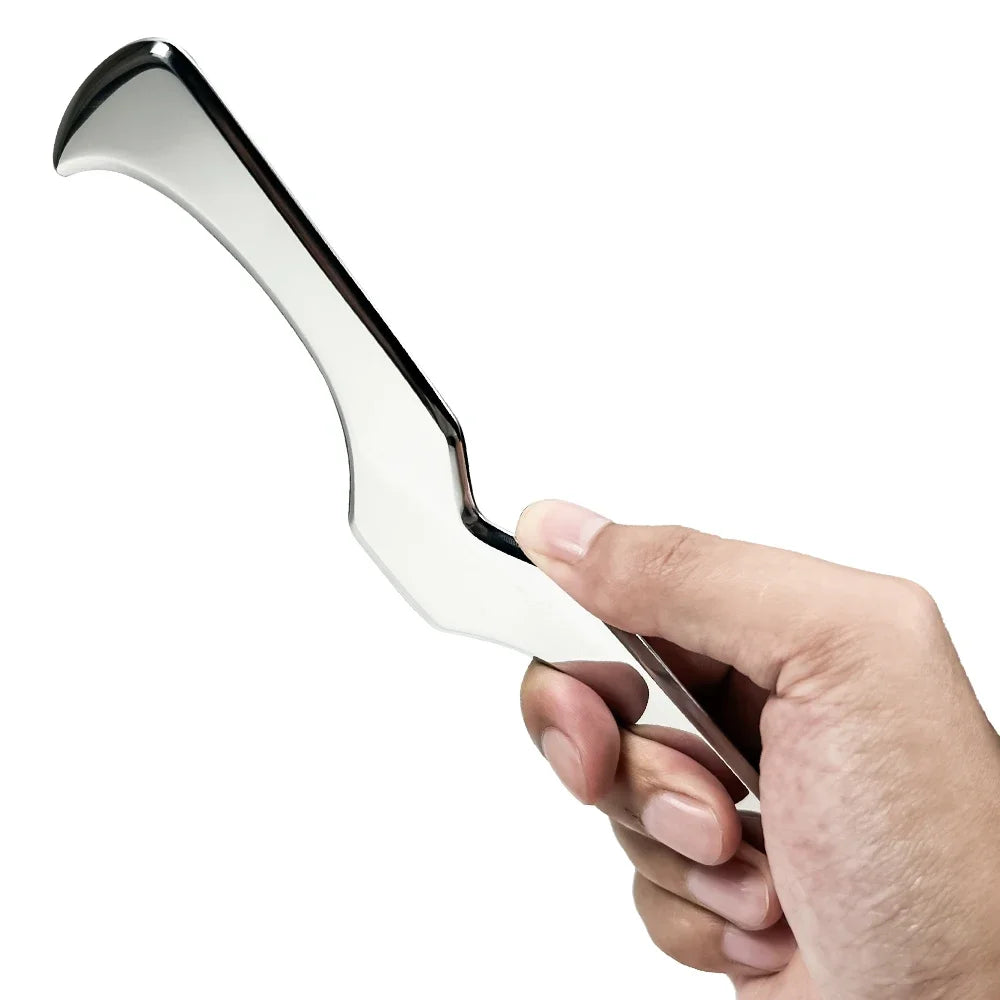 Stainless Steel Gua Sha Tool – Face, Neck & Body Massager Gua Sha Massager PRIMED