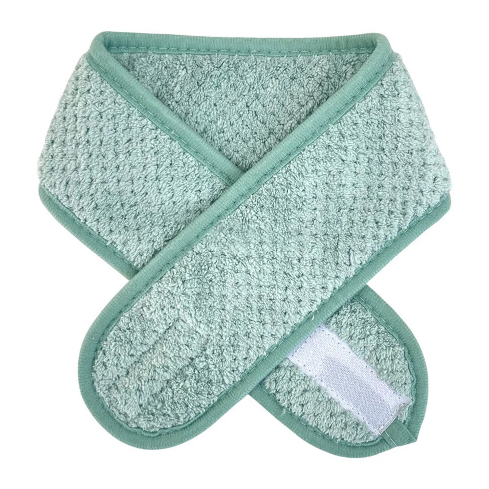 Adjustable Spa Facial Headband for Eyelash Extensions Spa Facial Headband PRIMED green