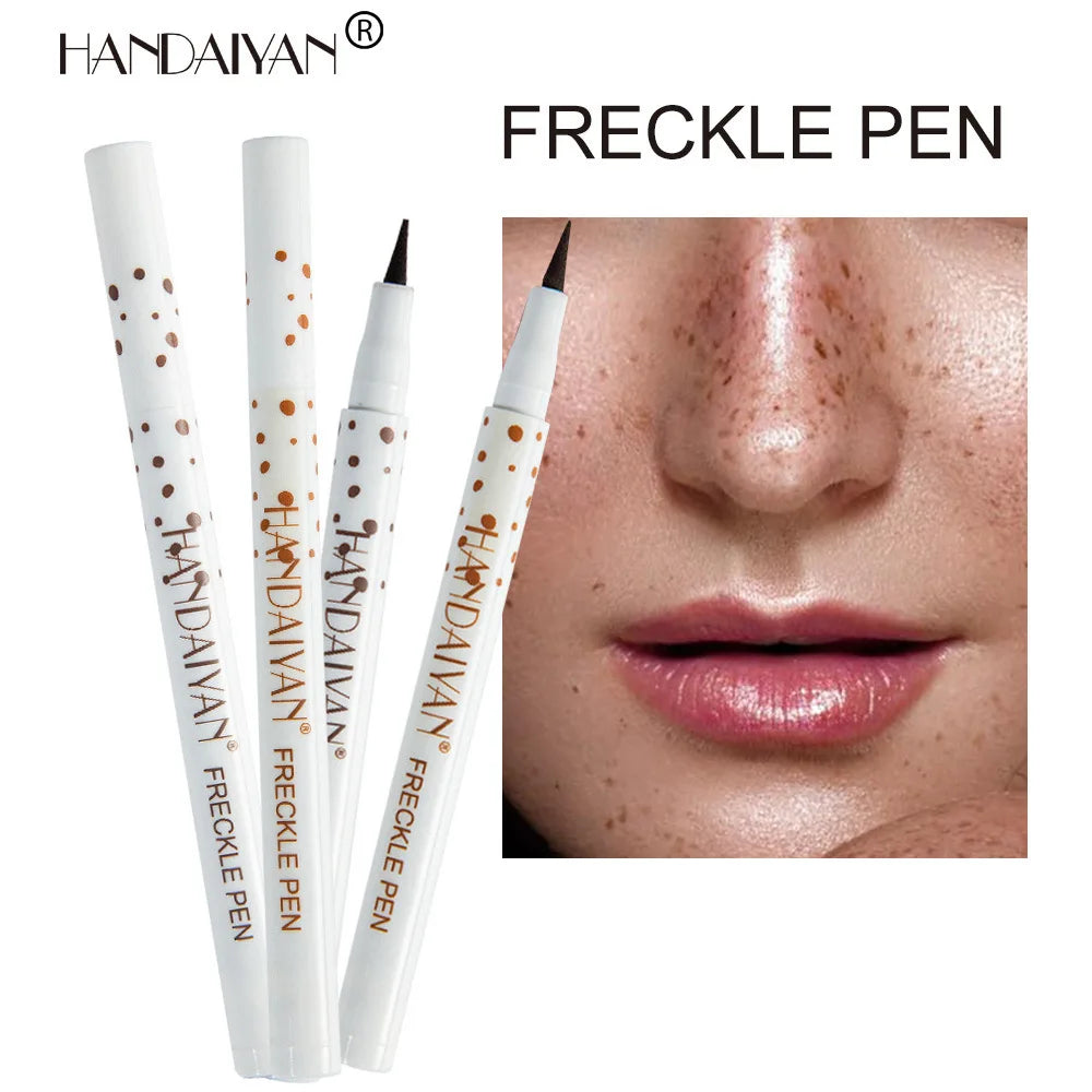 HANDAIYAN Waterproof Freckle Pen – Natural Fake Spot Makeup Freckle Makeup Pen PRIMED