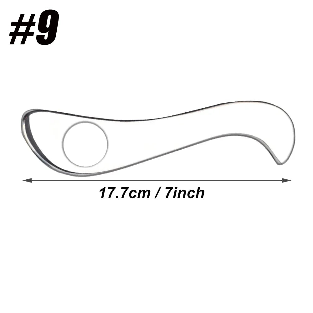 Stainless Steel Gua Sha IASTM Scraping Massage Tool Massage Scraping Tool PRIMED 9
