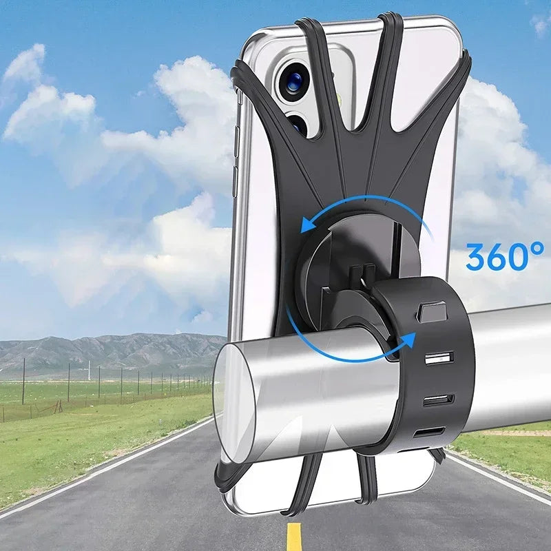 360° Bike & Motorcycle Phone Holder Handlebar Mount Bike Phone Mount PRIMED