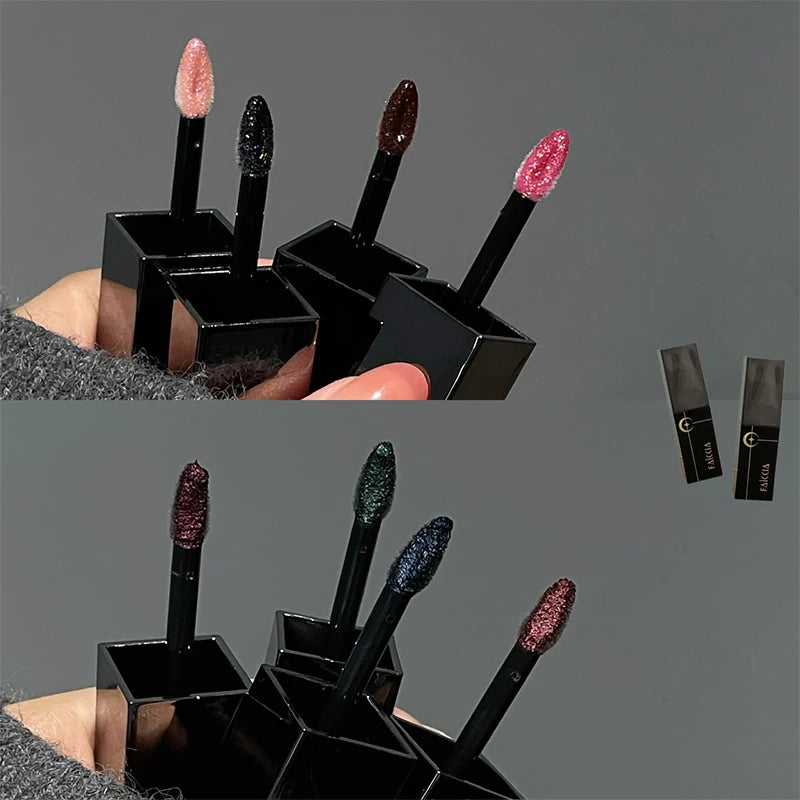 Glitter Lip Gloss 8 Shades – Metallic Pearlescent & Moisturizing Lip Gloss PRIMED