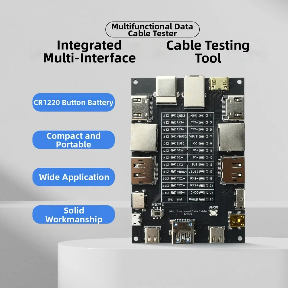 Multi-Purpose Cable Tester – Network, USB & Printer Cable Tester PRIMED China Mainland