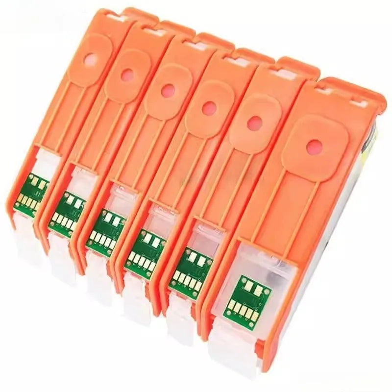 PGI-550 CLI-551 Refillable Ink Cartridges with ARC Chips | Canon Refillable Ink Cartridge PRIMED