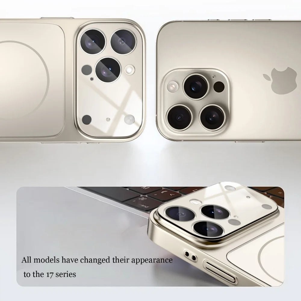 AG Nano Frosted Glass MagSafe Case – iPhone 17/16/15/14/13 MagSafe Phone Case PRIMED