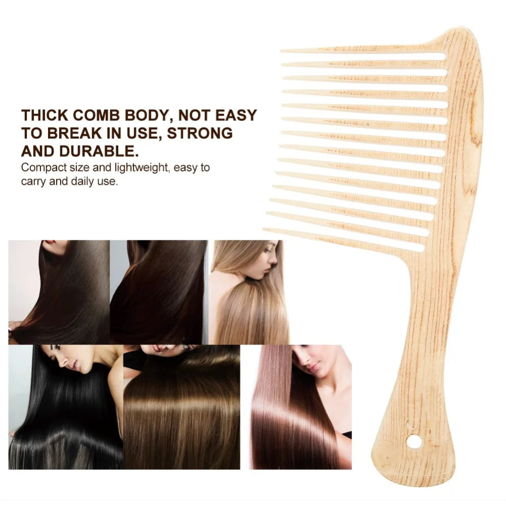 Wide Tooth Detangling Comb – Ergonomic Large PP Hair Comb