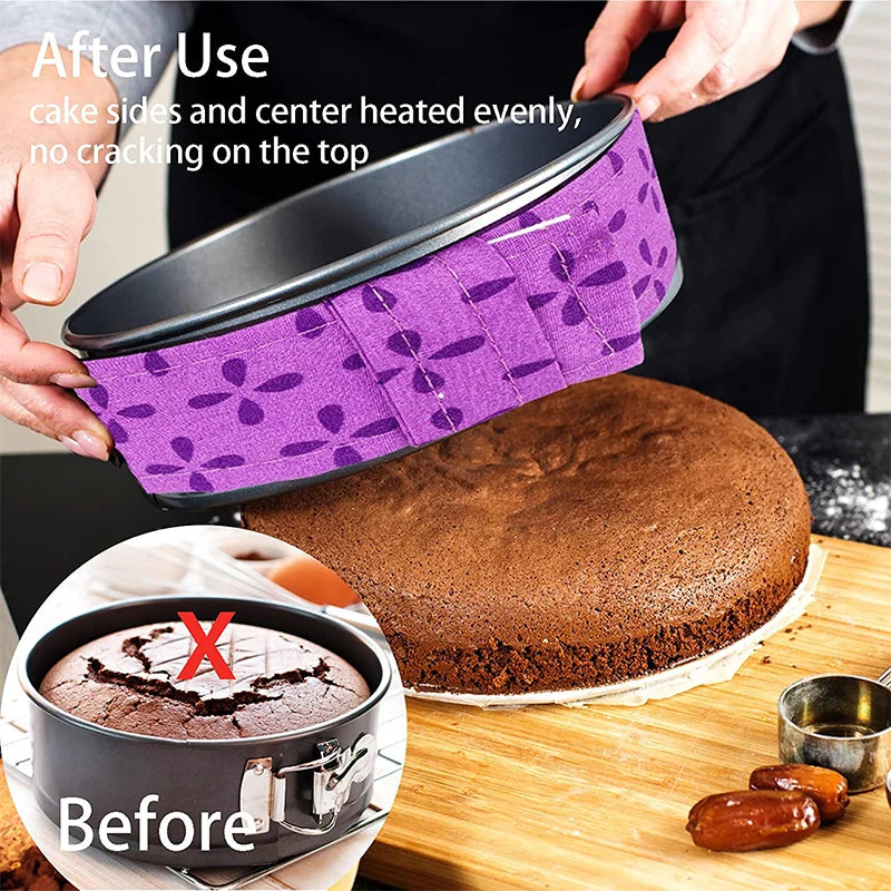 Bake Even Strips – Absorbent Cotton Cake Pan Dampener Cake Baking Strip PRIMED