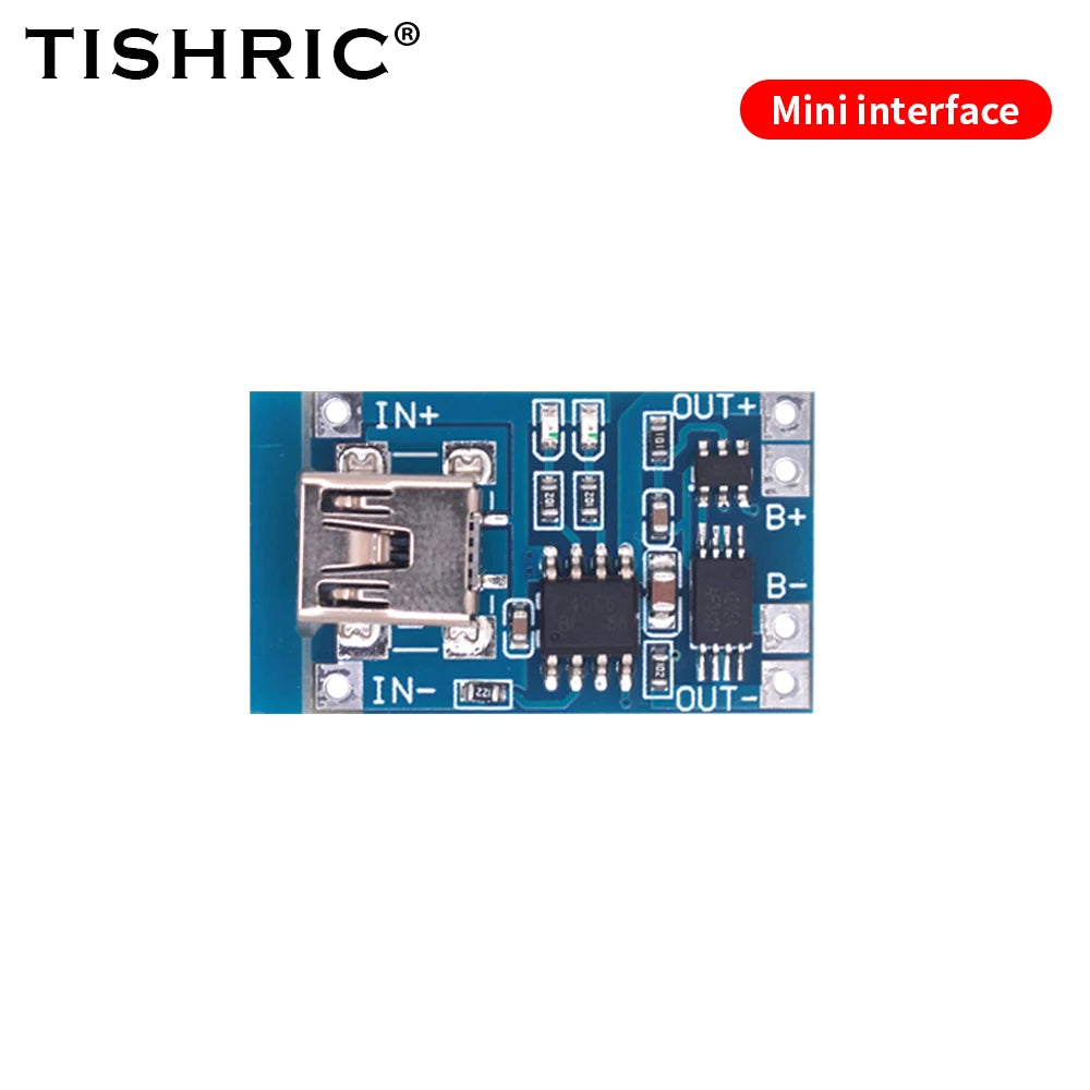 TP4056 18650 Lithium Battery Charger Module 5V 1A w/ Protection
