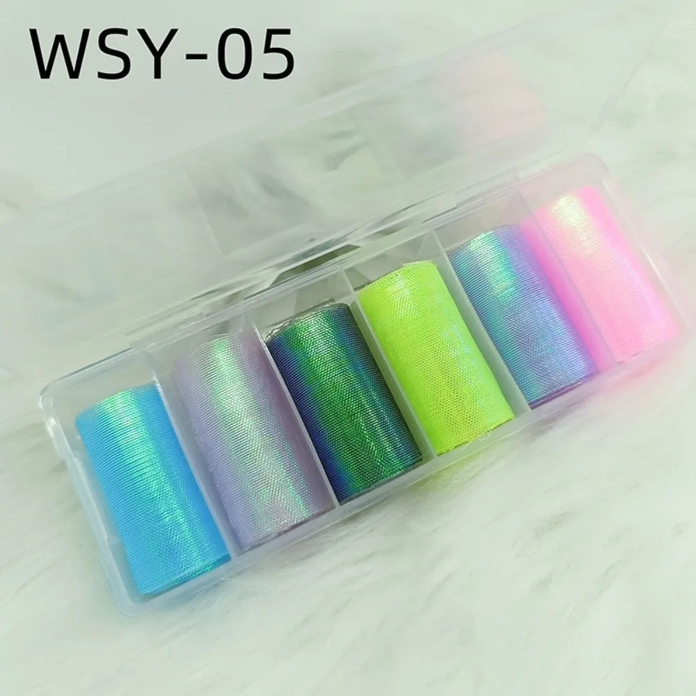 Mermaid Scale Nail Foils – 3D Fish Scale Transfer Stickers DIY