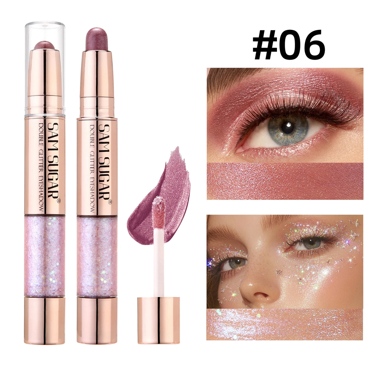 SAM SUGAR 3-in-1 Eyeshadow Stick – Highlighter & Blush Pen