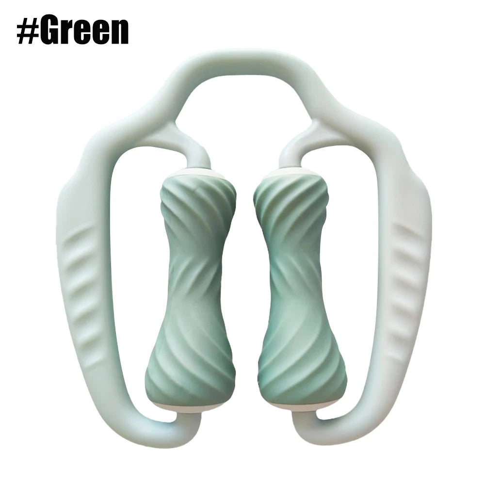 Wheel Roller Massager for Leg, Arm & Muscle Recovery | JOMMJO Muscle Roller Massager PRIMED Green No plug