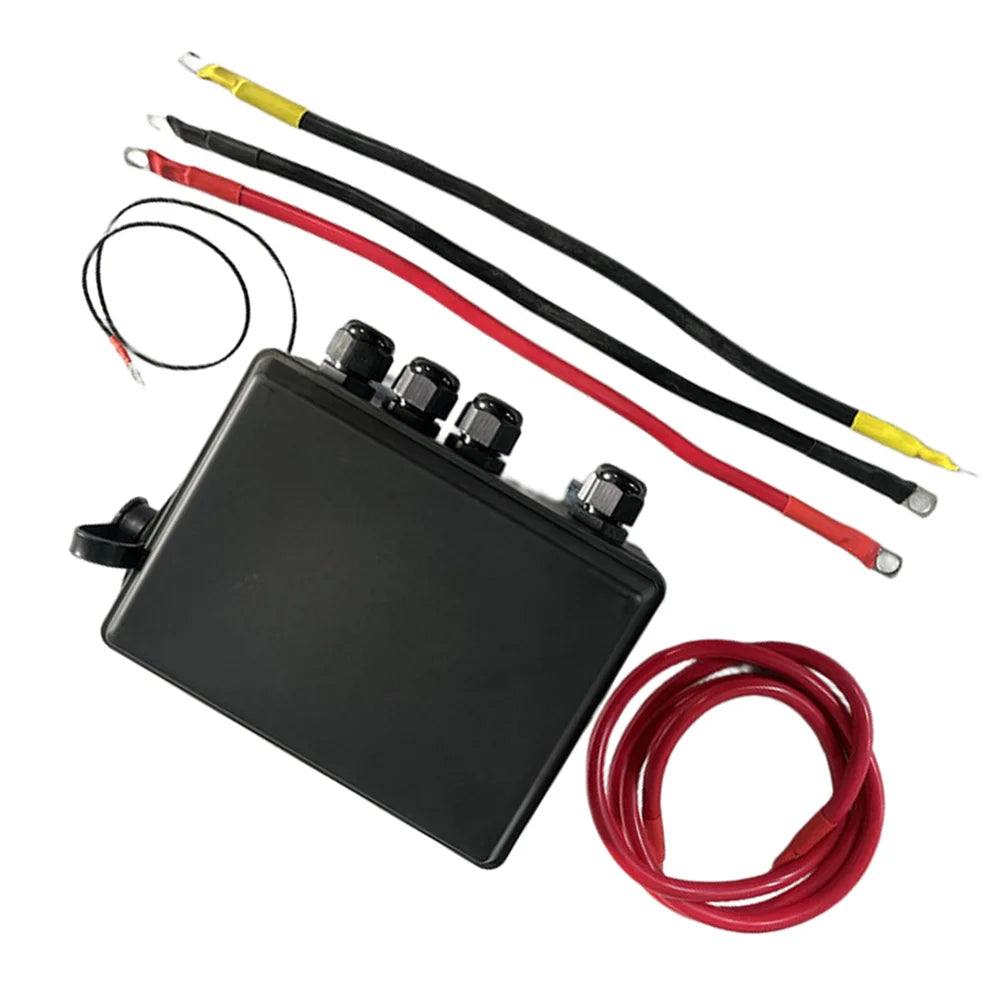 Pre-Wired Winch Solenoid Control Box 12V/24V M6 ATV UTV Truck Winch Solenoid Box PRIMED