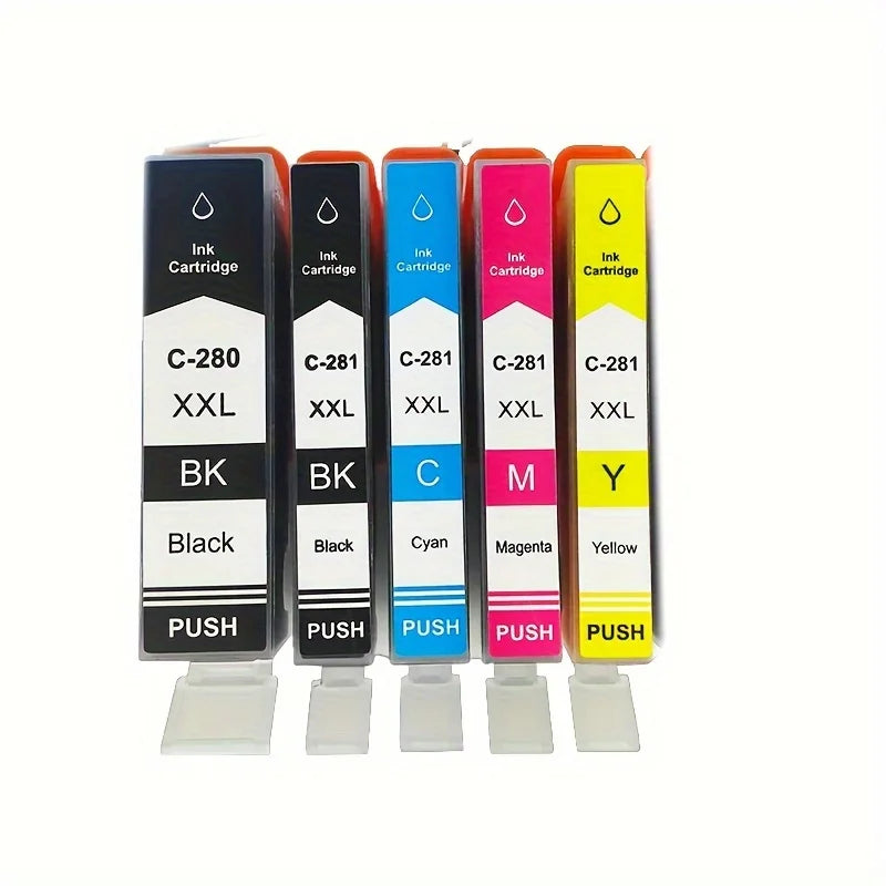PGI-280 CLI-281 Compatible Ink Cartridges for Canon PIXMA Ink Cartridges PRIMED 5color