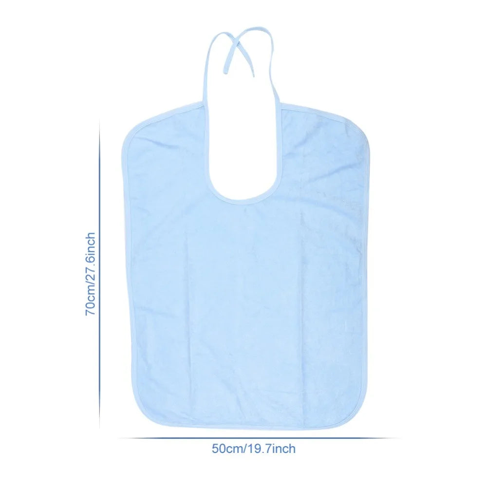 Waterproof Adult Bib | Soft Reusable Mealtime Clothes Protector Adult Mealtime Bib PRIMED