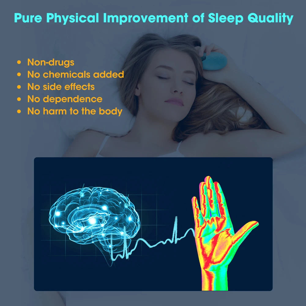 EMS Micro-Current Handheld Sleep Aid Device | 15 Gears Sleep Aid Device PRIMED
