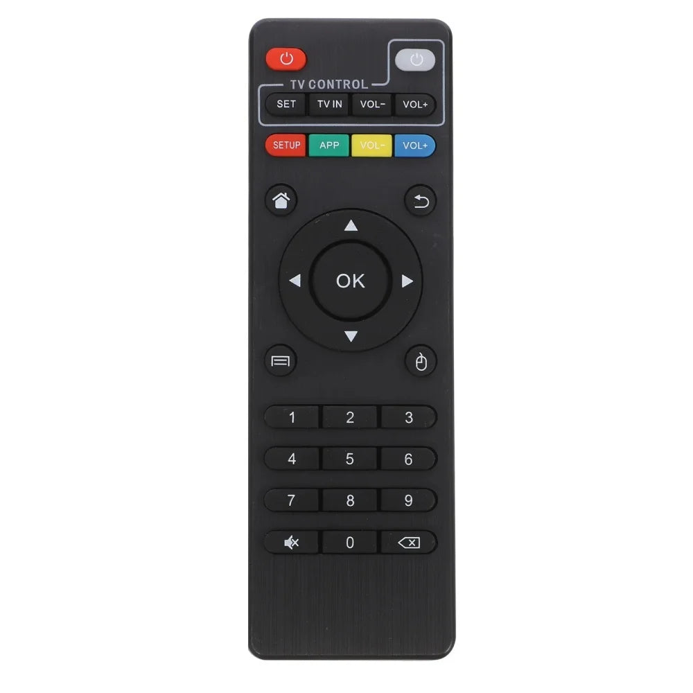 Universal Android TV Box IR Learning Remote – H96 X96 MXQ TV Box Remote Control PRIMED Black