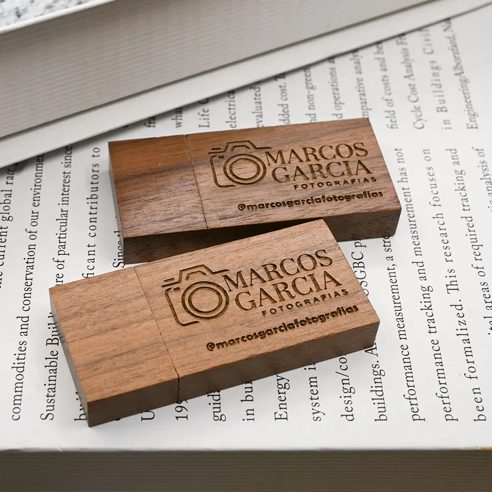20-Pack Wooden USB 3.0 Flash Drives Custom Logo 16–128GB Gift USB Flash Drive PRIMED