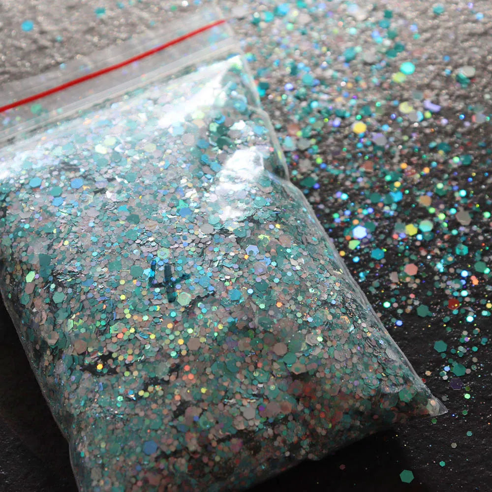 MAFANAILS 20g Diamond Pigment Nail Glitter Powder – 6 Colors