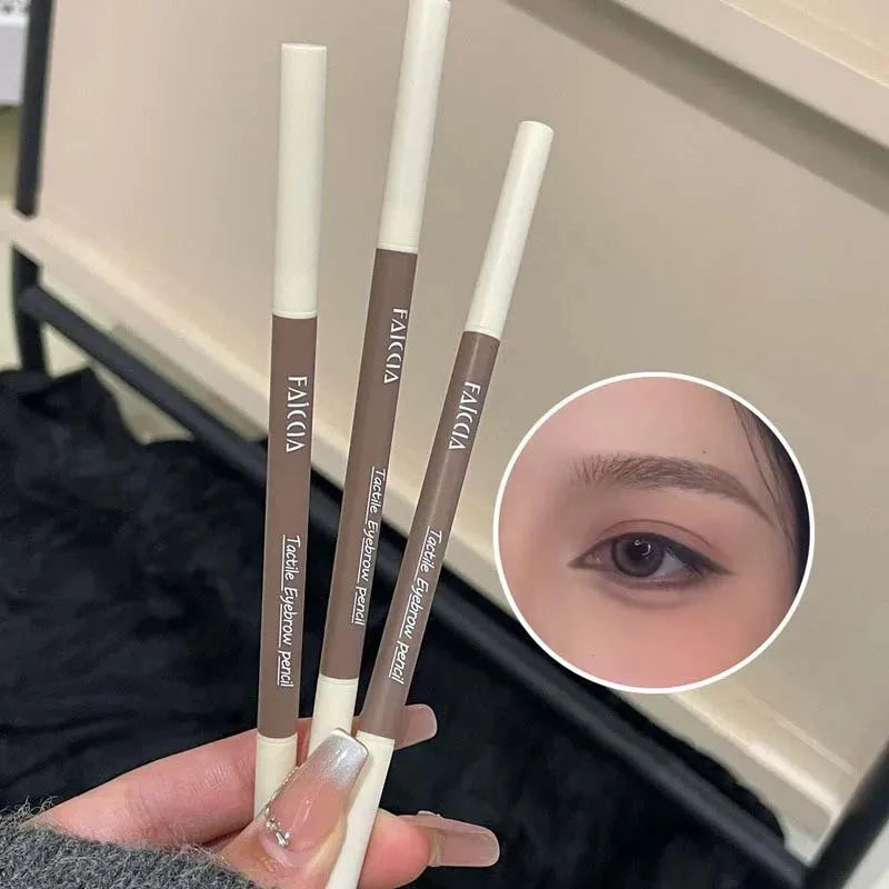 Waterproof Eyebrow Pencil – High Pigment Thai Style Brow Pen Eyebrow Gel Pencil PRIMED