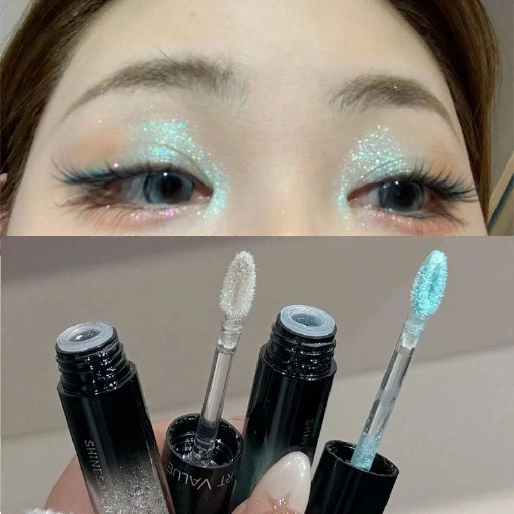 Waterproof Liquid Glitter Eyeshadow Highlighter – Long-Lasting