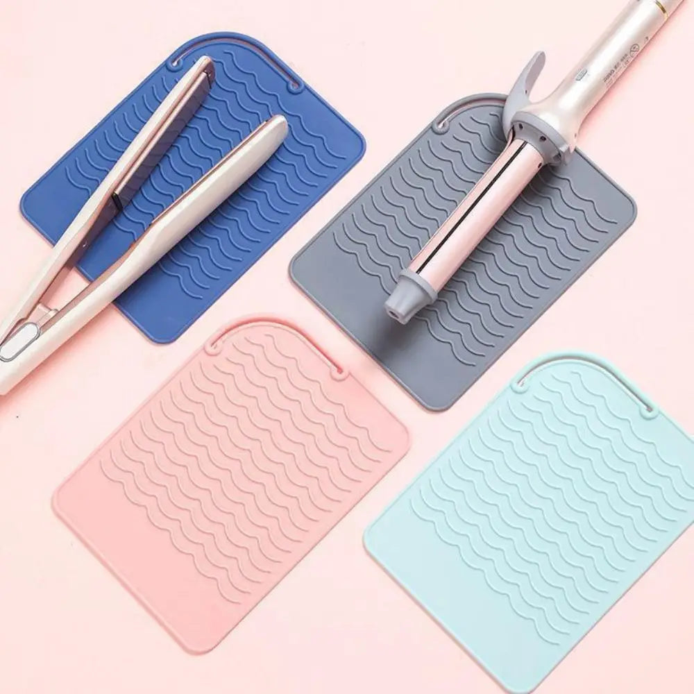 Silicone Heat Resistant Mat for Curling Iron & Straightener