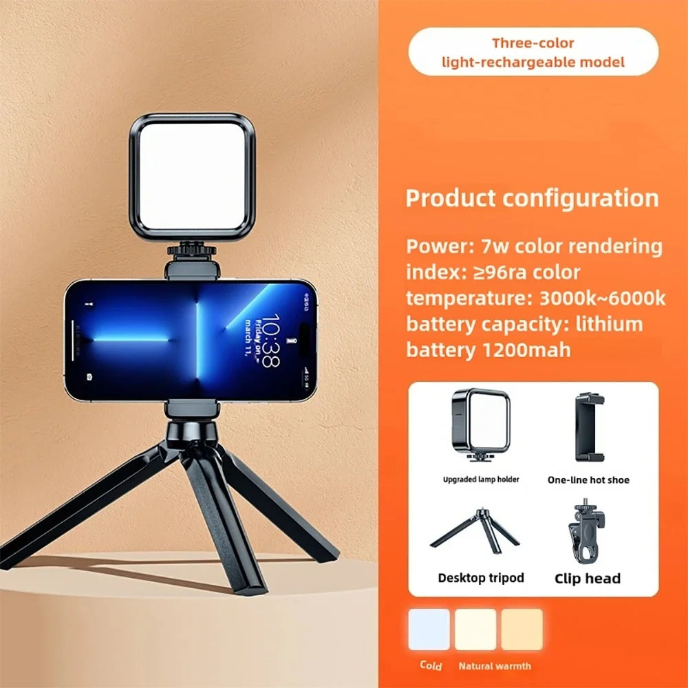 Portable Clip-On LED Selfie Ring Light for Phone & Laptop LED Selfie Ring Light PRIMED D