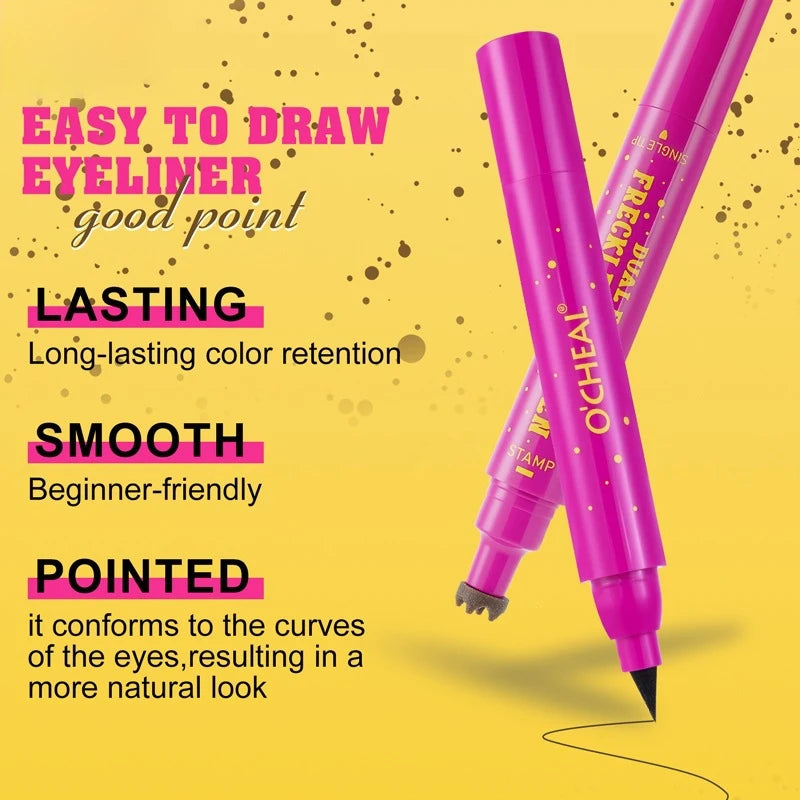BOSUYA Dual-Ended Waterproof Faux Freckle Pen | Dotting Tool