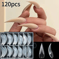 120Pcs Eagle Claw Press On Nails – Cat Claw Fake Nail Tips Press On Nails PRIMED 120Pcs