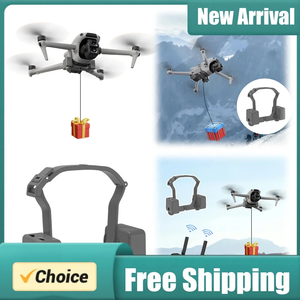 DJI Air 3/3S Drone Airdrop Thrower – 500g Payload Drop Drone Airdrop Thrower PRIMED
