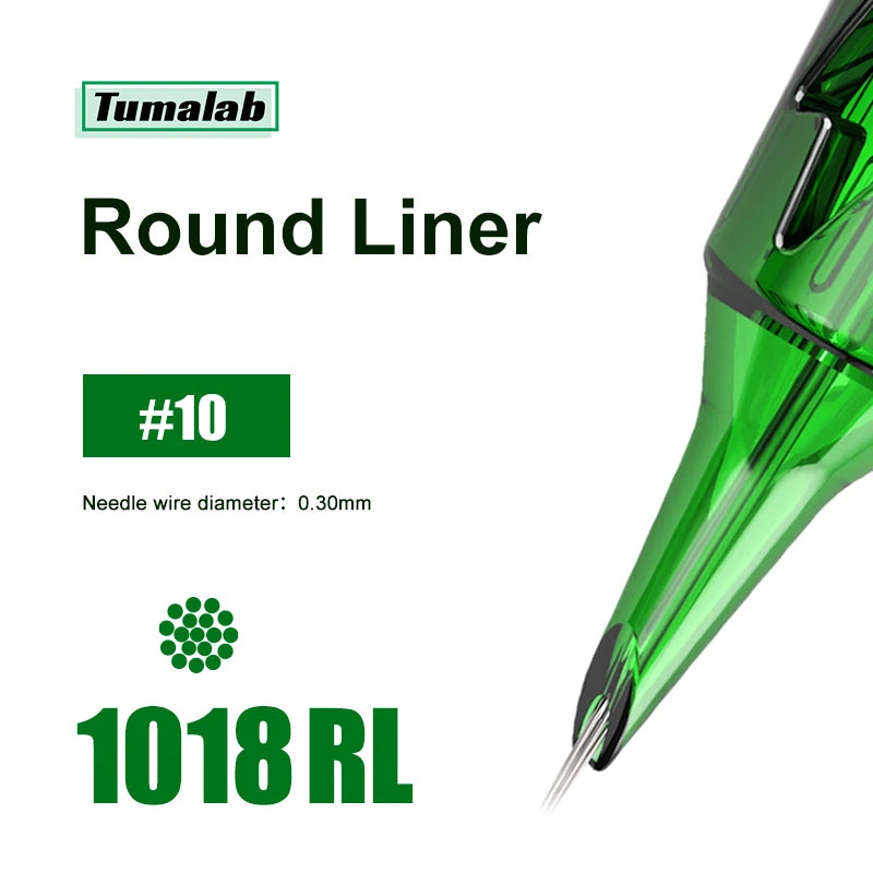 TUMAlab Cartridge Tattoo Needles 20Pcs – Liners & Shaders