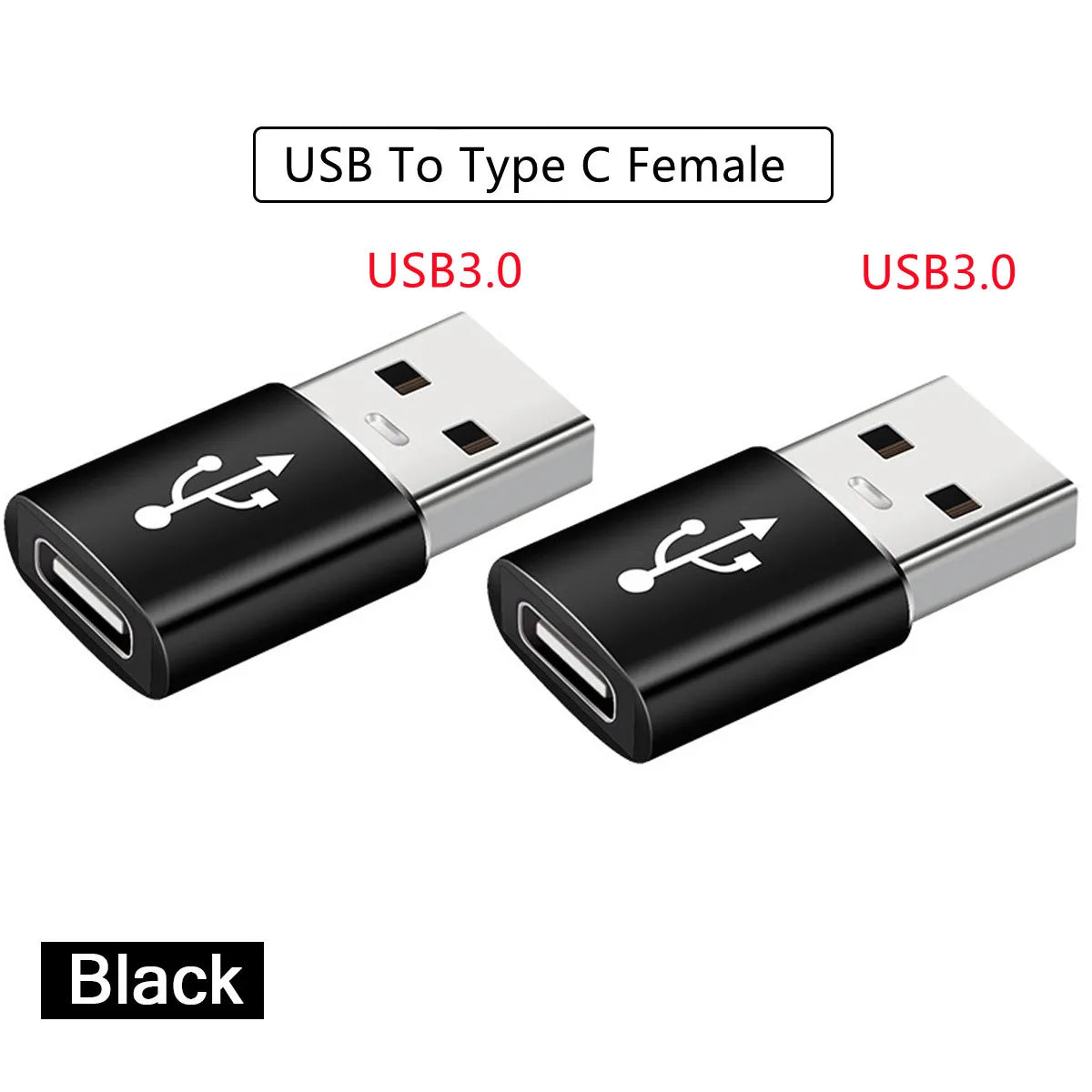USB-C to USB 3.0 OTG Adapter | Type-C Male to USB-A Female USB-C OTG Adapter PRIMED 2pcs USB-Type C