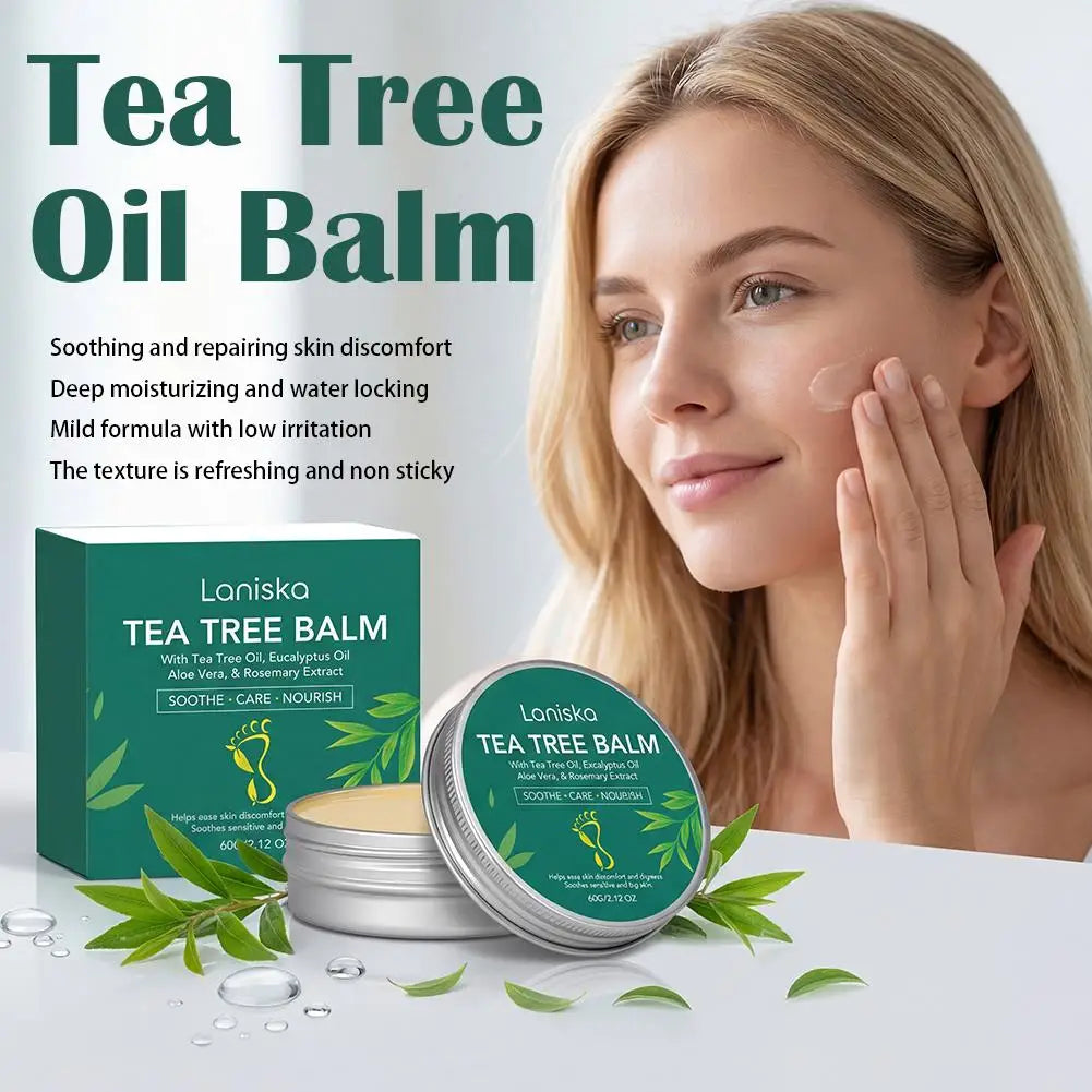 Tea Tree Oil Foot Balm 60g – Deep Hydration & Skin Comfort Foot Care Balm PRIMED
