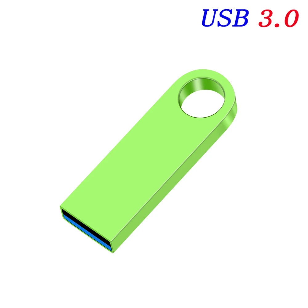 JASTER Metal USB 3.0 Flash Drive 16GB–128GB Mini Pen Drive USB Flash Drive PRIMED 64 GB Light Green CN