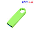 JASTER Metal USB 3.0 Flash Drive 16GB–128GB Mini Pen Drive USB Flash Drive PRIMED 64 GB Light Green CN