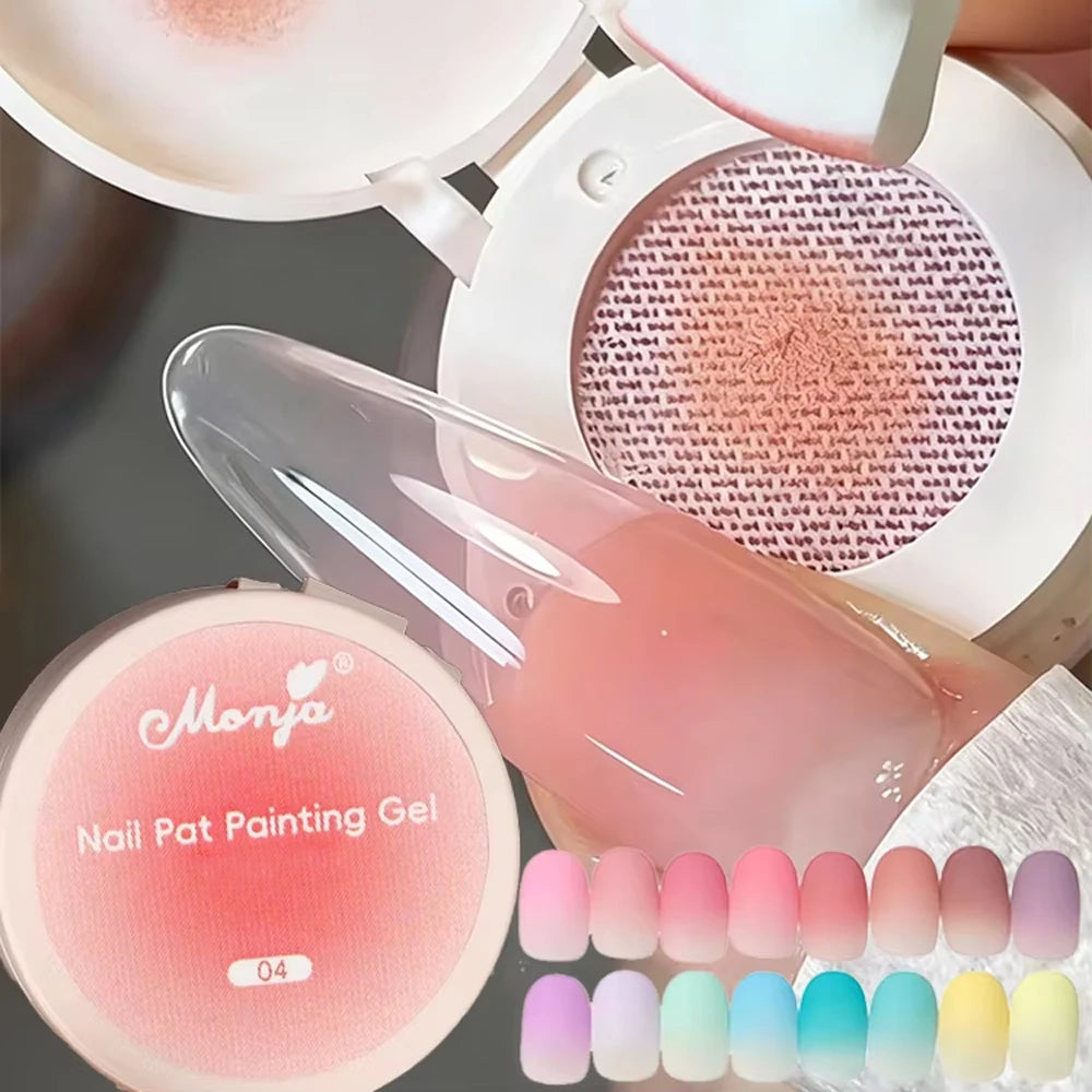 5g Air Cushion Patting Gel – Gradient Ombre UV/LED Nail Art Nail Art Gel PRIMED