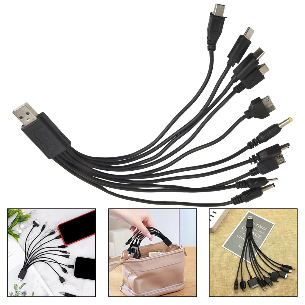 10-in-1 Multi-Device USB Charging Cable | Travel Ready Multi-Device USB Cable PRIMED