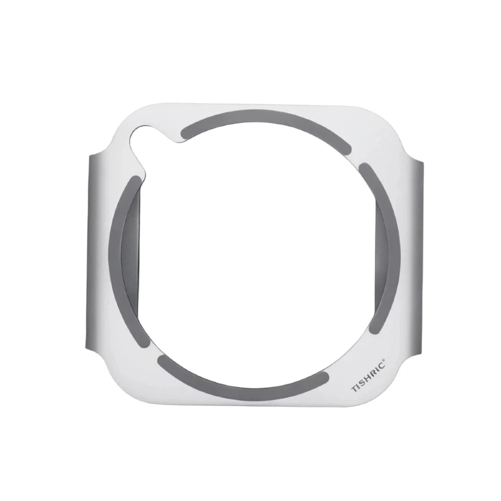 TISHRIC Aluminum Stand & Dock for Mac Mini M4/M4 Pro 2024 Desktop Computer Stand PRIMED Silver China Mainland