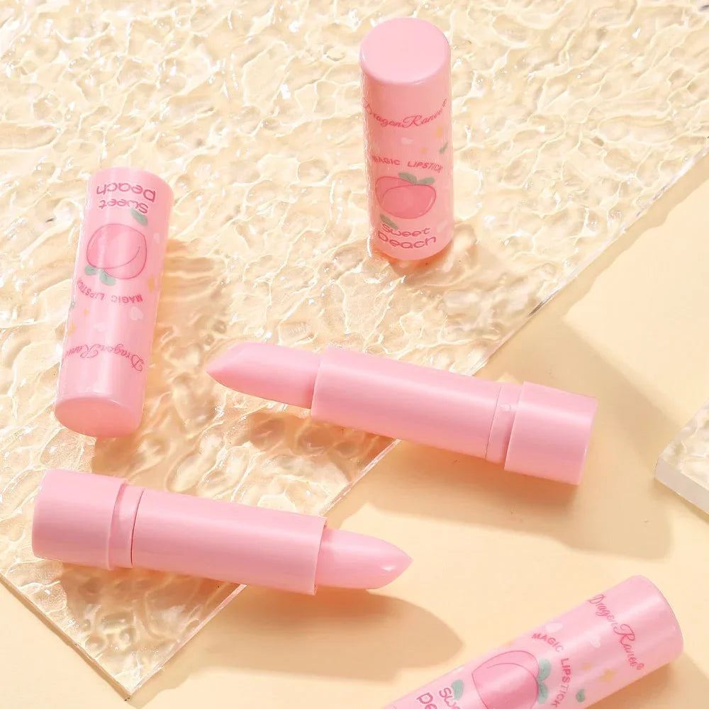Dragon Ranee Color Shift Peach Jelly Lip Balm | Tinted Stain Tinted Lip Balm PRIMED