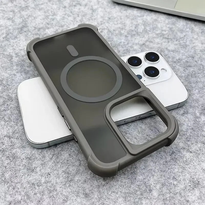 Magnetic Matte Armor iPhone Case | MagSafe Wireless Charging iPhone Armor Case PRIMED