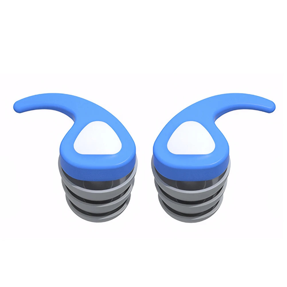 Kids Waterproof Silicone Swim Ear Plugs | Noise Reduction Kids Swim Ear Plugs PRIMED Blue